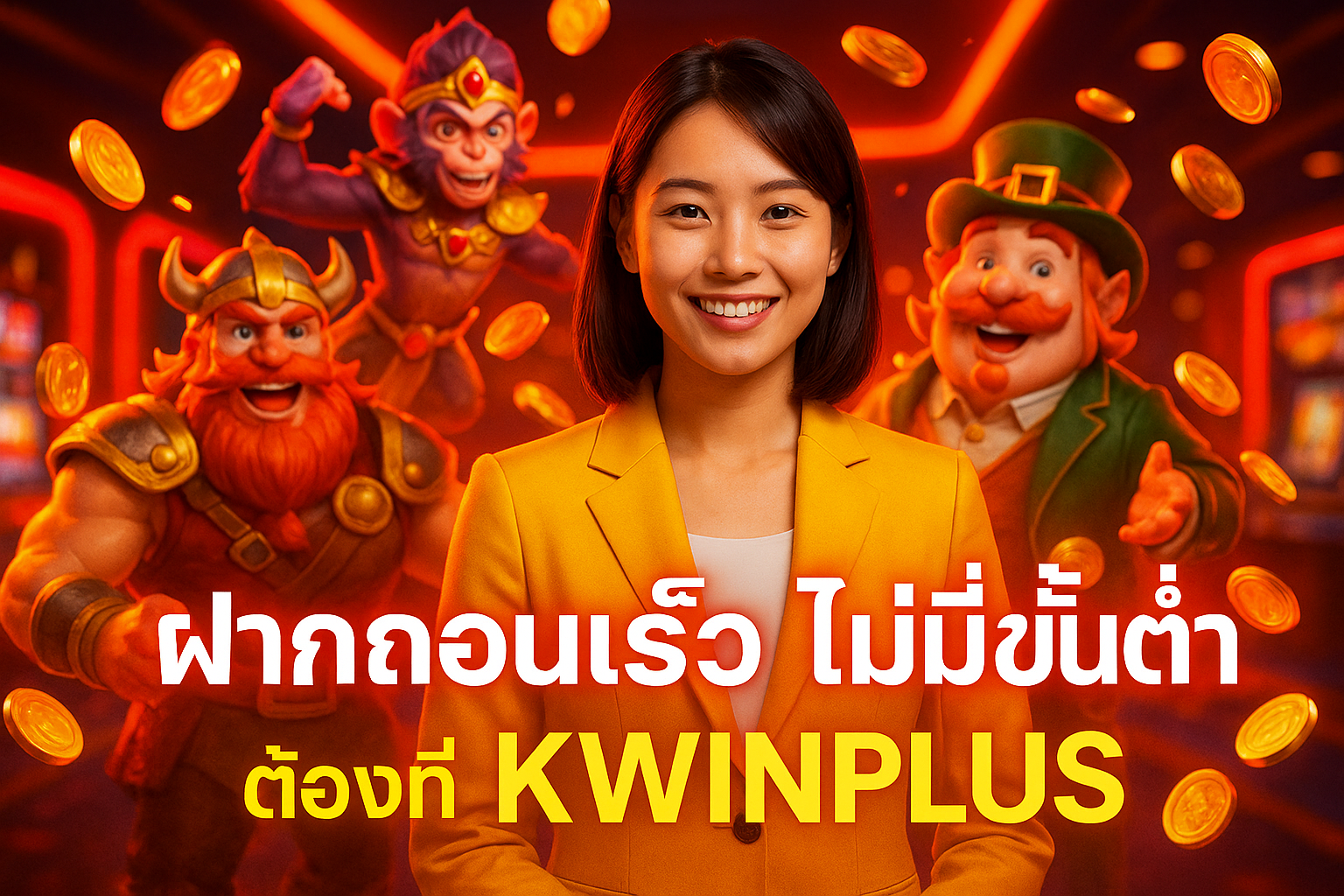 ฝากถอนเร็ว ไม่มีขั้นต่ำ ต้องที่ KWINPLUS